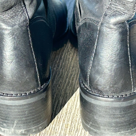 Cole Haan Hemlock W00198 Black Leather Buckle Boot Size 7.5 - Picture 6 of 15